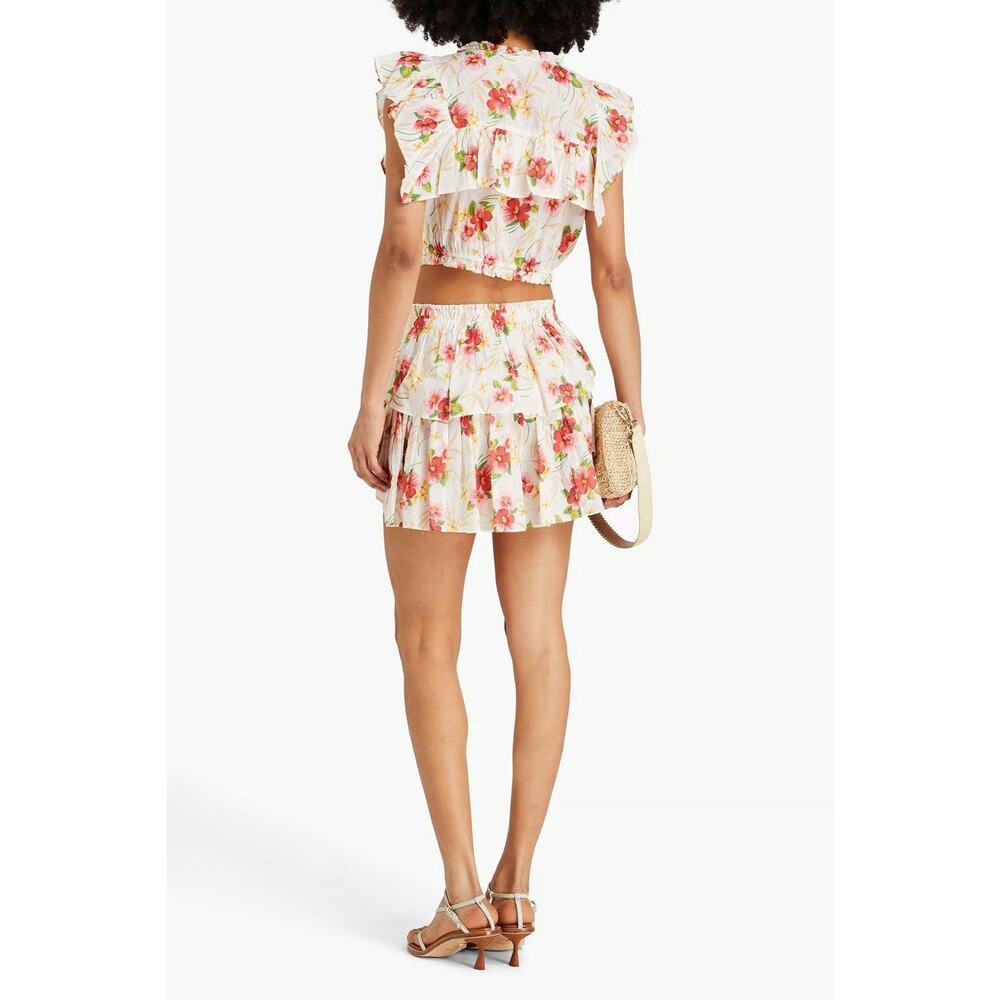 LoveShackFancy Ruffle Mini Skirt - M - Picture 5 of 6